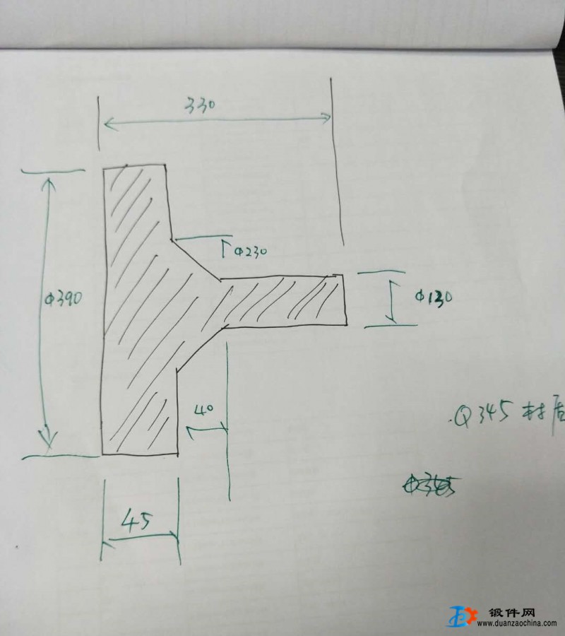 采购Q345B锻件毛坯一