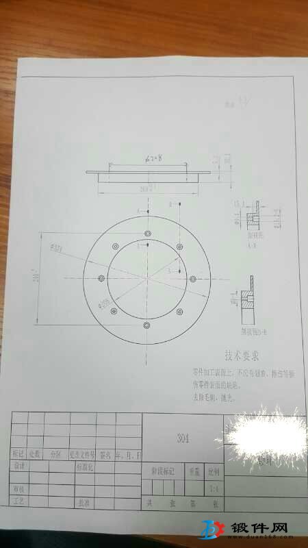 求购304法兰锻件