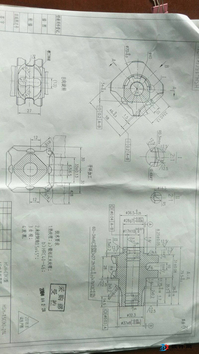 求购：40cr精密锻件