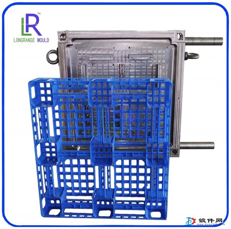 托盘模具-四面进叉塑胶卡板模具-网格川字型塑料托盘模具